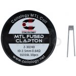 Coilology předmotané spirálky MTL Fused Clapton SS316L 0.64ohm – Hledejceny.cz