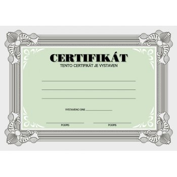 Diplom A4 Certifikát bez textu