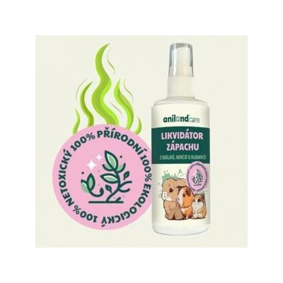 AnilandCARE Přírodní likvidátor zápachu z králíků a hlodavců 120 ml – Hledejceny.cz