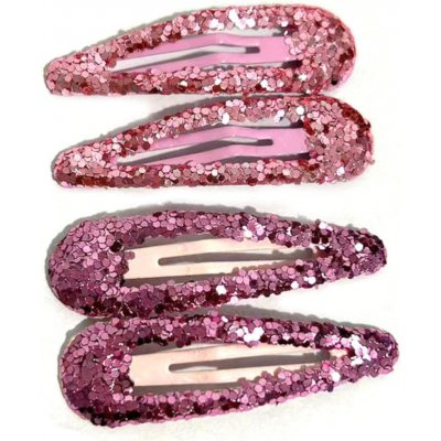 Sponky do vlasů Busy Lizzie - Glitter pink and purple – Hledejceny.cz