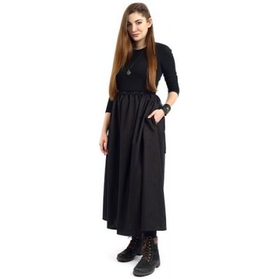 imago Dlouhá sukně s kapsami černá – Zboží Mobilmania