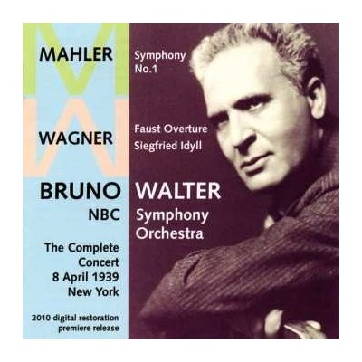 Richard Wagner - Bruno Walter Das Nbc So - New York Concert 8.4.1939 CD – Hledejceny.cz