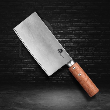 Dellinger čínský nůž Cleaver Padauk Wood 180 mm