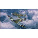 Revell ModelSet letadla 63710 Bf & Spitfire Mk.V 1:72 – Zboží Dáma