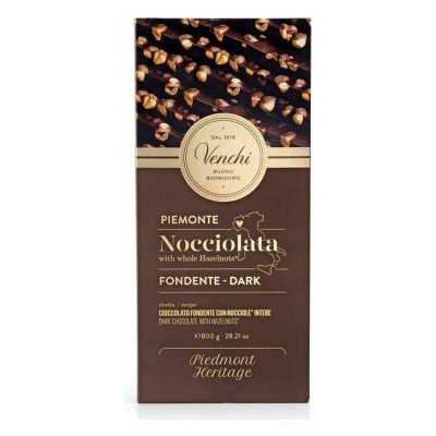 Venchi Nocchiolata fondente Dark 100 g – Zboží Mobilmania