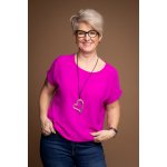 Tričko do gumy Violeta bílá – Sleviste.cz