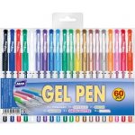MFP 6001144 gelové pero set 1102-1012M mix 60 ks – Zboží Dáma
