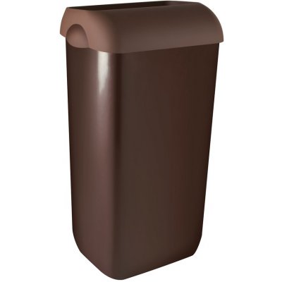 Marplast Colored odpadkový koš nástěnný s víkem 23l ABS hnědá A74201MA-1