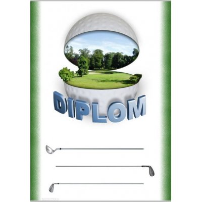 DG01a Diplom golf – Zboží Dáma