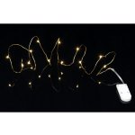 Star trading Světelný řetěz DEW DROP 12x LED mosazný – Sleviste.cz