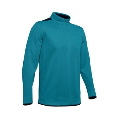 Under Armour Sweater Fleece modrá/zelená – Zboží Mobilmania