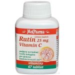 MedPharma Rutin 25 mg + Vitamin C 67 tablet – Hledejceny.cz