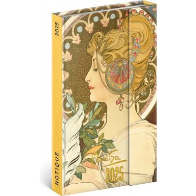 Presco Group Alfons Mucha A5 Týdenní 2025 – Zboží Živě