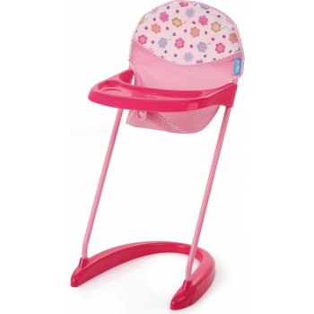 Hauck Jídelní židlička kytičky růžová