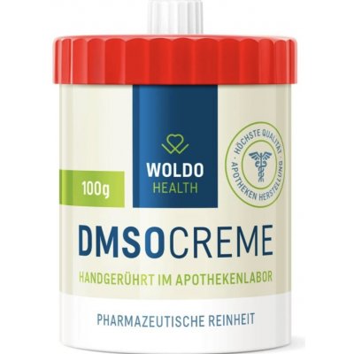 WoldoHealth DMSO Krém Dimethylsulfoxid 99,9% 100 g – Hledejceny.cz