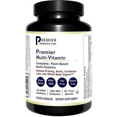 PRL Premier Multi-Vitamin, multivitamín, 120 rostlinných kapslí