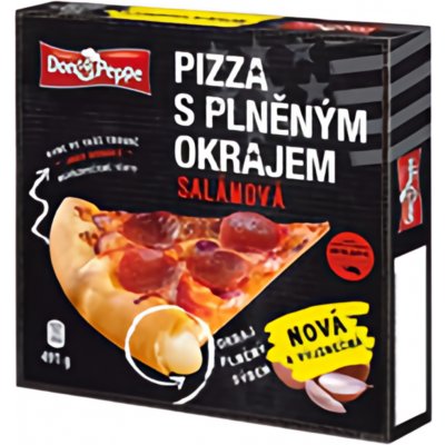 Don Peppe Pizza s plněným okrajem salámová 491 g – Zboží Dáma