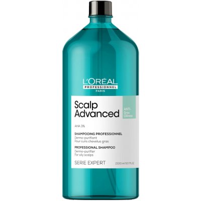 L´Oréal Professionnel Scalp Advanced Anti-Oiliness Shampoo čisticí šampon pro mastnou pokožku hlavy 1500 ml – Zboží Mobilmania