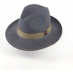 Krumlovanka letní klobouk Fedora Fa-38042 modrý – Zboží Mobilmania