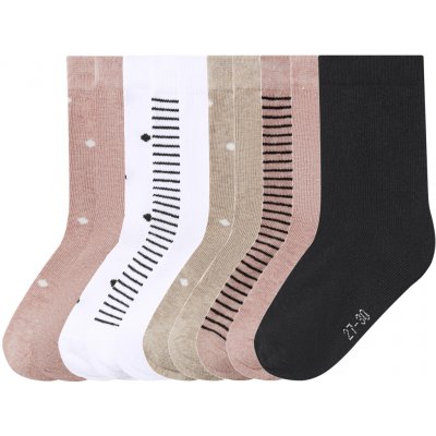 lupilu Dětské ponožky s BIO bavlnou, 10 párů růžová/bílá – Zbozi.Blesk.cz