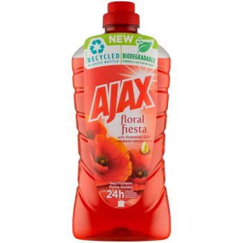 Ajax na podlahu Red Flowers 1 l