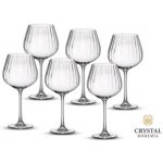 Bohemia Crystal Sklenice červené víno Columba Optic 6 x 640 ml – Sleviste.cz
