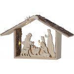 Star trading Vánoční světelný betlém Yuletide 5x LED – Hledejceny.cz
