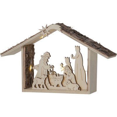 Star trading Vánoční světelný betlém Yuletide 5x LED – Hledejceny.cz