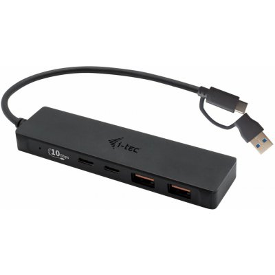 i-tec USB-C Metal HUB 2x USB 3.0 + 2x USB-C C31HUBMETAL2A2C – Zboží Mobilmania