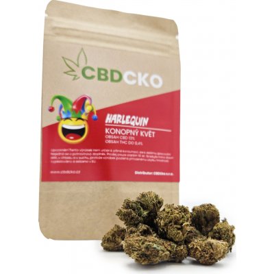 CBDčko CBD Konopný květ Harlequin THC do 0,5% 5 g – Zboží Dáma