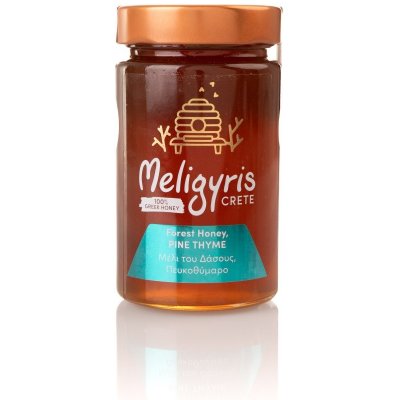 Meligyris Řecký med lesní Tymián + Pinie smíšený 450 g – Sleviste.cz