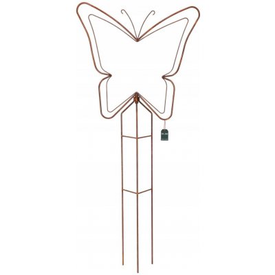 zahradní figurka rezavý kovový motýl dekorace 142 – Zboží Mobilmania