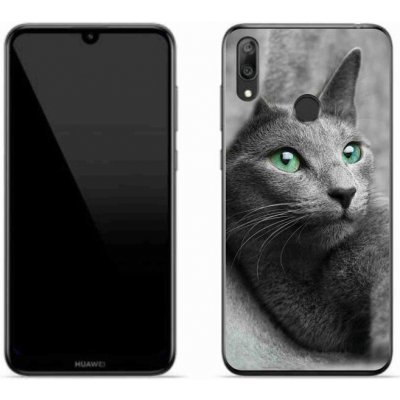 Pouzdro mmCase Gelové Huawei Y7 2019 - kočka 2 – Zboží Mobilmania