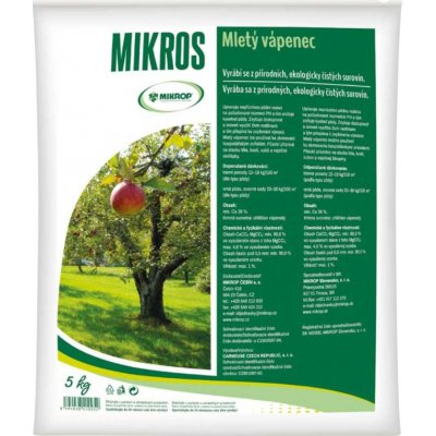 Mikros VPC Mletý vápenec 5 kg – Zboží Dáma