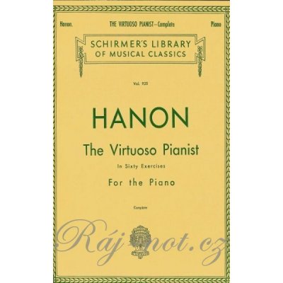 Charles Hanon The Virtuoso Pianist In Sixty Exercises For The Piano Complete noty na sólo klavír – Zboží Dáma