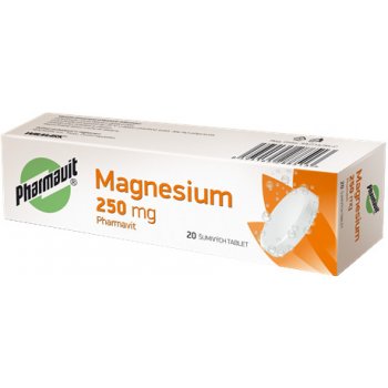 MAGNESIUM/VITAMIN C PHARMAVIT POR 250MG TBL EFF 20