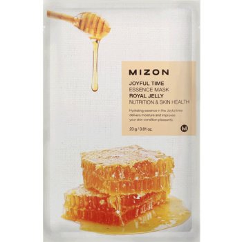 Mizon plátýnková 3D maska s mateří kašičkou a medem pro výživu pleti Joyful Time Essence Mask Royal Jelly 23 g