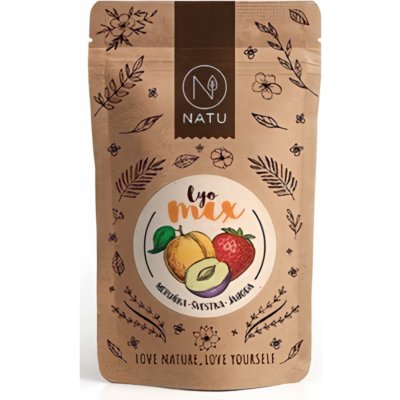 NATU Lyo mix meruňka a švestka 30 g – Zboží Dáma
