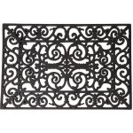 ESSCHERT DESIGN BEST FOR BOOTS obdelníková s ornamenty černá 70 x 45 cm – Zboží Dáma