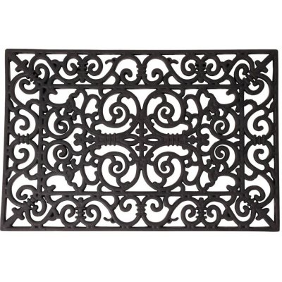 ESSCHERT DESIGN BEST FOR BOOTS obdelníková s ornamenty černá 70 x 45 cm – Zboží Dáma