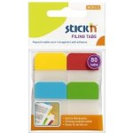 Záložky samolepicí Stick´n 38 x 25 mm, plast, 4 x 20 lístků – Hledejceny.cz