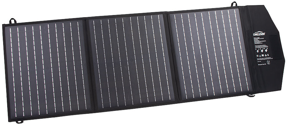Carclever Solární panel 60Wp skládací