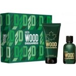 Dsquared2 Green Wood EDT 100 ml + sprchový gel 100 ml + pouzdro na karty dárková sada – Hledejceny.cz