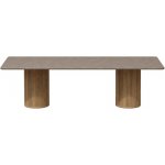 Tribu Jídelní stůl Otto, obdélníkový 320x110x75 cm, rám teak, deska keramika dekor sabbia – Hledejceny.cz