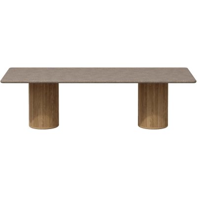Tribu Jídelní stůl Otto, obdélníkový 320x110x75 cm, rám teak, deska keramika dekor sabbia – Hledejceny.cz