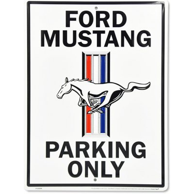 Plechová cedule Ford Mustang Parking 30 cm x 40 cm – Zbozi.Blesk.cz