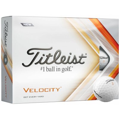 Titleist Velocity bílé 3 ks