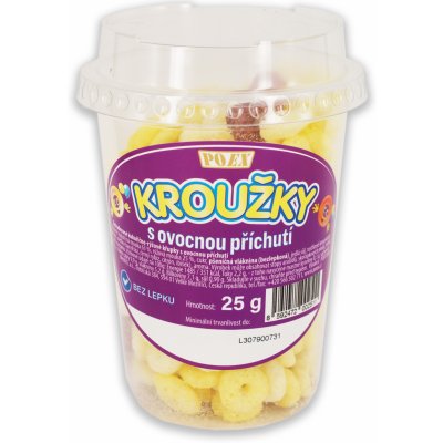 Poex Kroužky S Ovocnou Příchutí 25 g