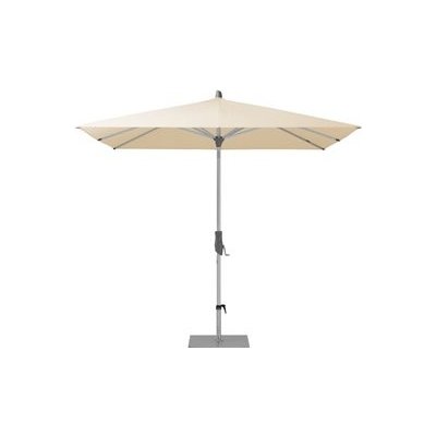 Glatz Slunečník Alu-Twist, čtvercový 240x240 cm (2,4x2,4 m), rám eloxovaný hliník, potah polyester 220 g/m2 světle šedá (pale grey) – Hledejceny.cz