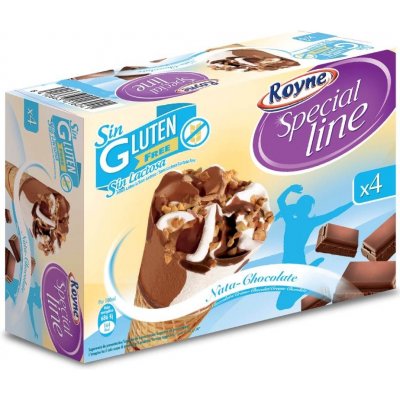 Family Market mražená zmrzlina kornouty bez lepku a laktózy, 4 x 120 ml, 480 ml – Zboží Mobilmania